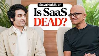 Satya Nadella on the Future of SaaS, How 2025 is the year of Agents, Advice for Indian Engineers