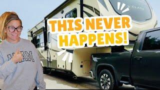 Hooking Up the RV in ONE Try!  Travel Day Vlog