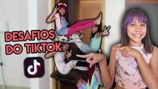 FAZENDO OS DESAFIOS MAIS DIFÍCEIS DO TIK TOK com maloucos | Mayumi