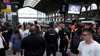 Arsonists target rail routes in France