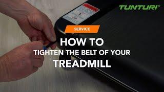 HOW TO | Tighten a Treadmill Belt | Tunturi Fitness