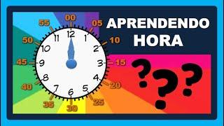 Aprendendo a olhar as horas e os minutos | Relógio de Ponteiro | Medidas de tempo