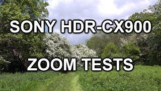 Zoom tests: Sony HDR-CX900 camcorder