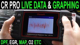 CR Pro Car Live Data & Graphing iCarsoft DPF, EGR, Coolant Exhaust temp etc