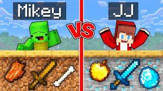 Mikey vs JJ: Who Mined The Best Secret Items in Minecraft? (Maizen)
