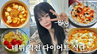 A collection of dishes I ate after losing 8kg and before debut