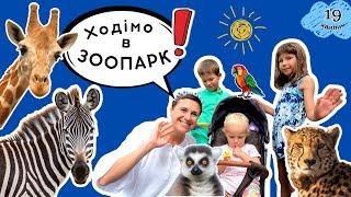  Ходімо в зоопарк!  відео українською для дітей 