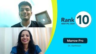 “Solving GTs frequently helped me tailor my preparation” - Rank 10, NEET-PG‘24 Dr Karthiram (Pro)