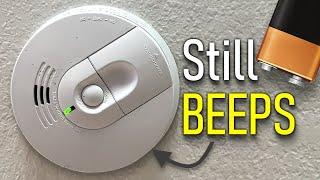 Smoke Detector Still Beeps After Battery Replaced