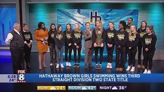 It's a three-peat for Hathaway Brown's Champion Swim Team