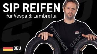 SIP Highspeed Reifen für Vespa  | 8“ - 10“ - 12“ - 13“ | Classic + Performance {Deutsch}