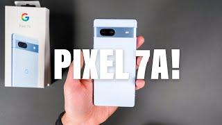 GOOGLE PIXEL 7a Unboxing and Tour!