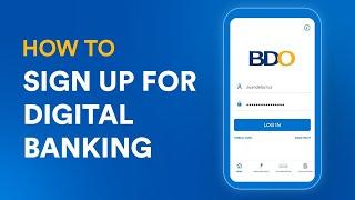 How to Sign Up for BDO Digital Banking