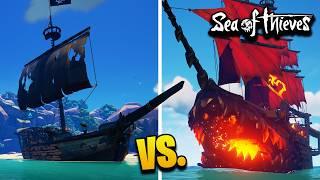 Sloop VS Burning Blade (How We SANK The STRONGEST SHIP in Sea of Thieves Season 13)