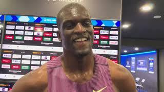 Kirani James Reacts to 2nd Place in Rome Diamond League 400m, Talks Longevity and Still Having Fun