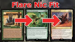 THE BEST WAY TO SPEND BIG MANA!  Flare of Cultivation Nic Fit (4c Ramp- Legacy MTG)