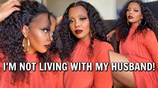  AH! MELTing CLEAR Lace into SKIN | GIRL TALK WHY I'm NOT Living w/ My HUSBAND OMGHERHAIR Deep Wave