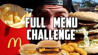 "SUPERCHARGED" MCDONALDS MENU CHALLENGE!