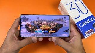 Tecno Camon 30 - PUBG Test | Graphics Settings, Gameplay & Sanhok!