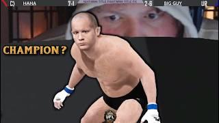 Can the WMF beat the Champ ? Big Guy (Fedor) VS Hahayeabro (JDS) | UFC Undisputed 3