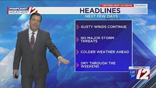 WPRI 12 Weather Now 01/02/25  Gusty Winds Continue