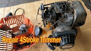 Repair 4 stroke Trimmer / Fixing Brush Cutter