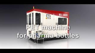 HS3000 blowing machine for PET Pharma bottles - SMF Germany