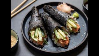 Wild Salmon Sushi Handroll