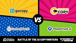 My Software Adviser SaaS Battles - AI Copywriting Tools GoCopy, ClosersCopy, ContentBot, Peppertype