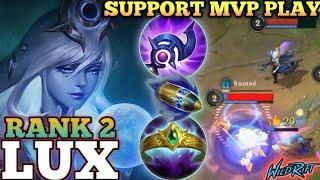 LUX SUPPORT KILLER MVP PLAY! AMAZING SKILL CONTROL EXECUTION- TOP 2 GLOBAL LUX BY Narcissa-WILD RIFT