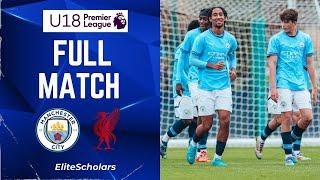 Full Match Manchester City vs Liverpool | U18 Premier League | 02/11/24