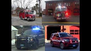 Fire Trucks, Police Cars, and Ambulances Responding Compilation | December 2024