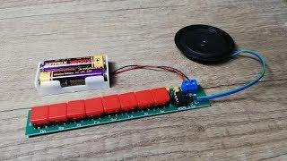 DIY Electronics - Electric piano with NE555 (including schematic)