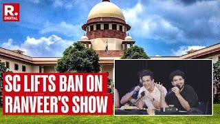 Breaking News:  Supreme Court Lifts Ban On Ranveer Allahbadia's Shows