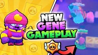 NEW BRAWLER GENE GAMEPLAY! GENE SUPER OP IN BRAWL STARS!!