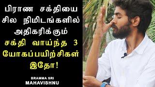 How to Increase Oxygen Level in Body Without Concentrator | Pranayama Yoga Breathing Immunity Tamil