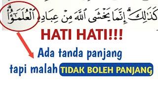 HATI HATI JIKA WAQAF PADA AYAT SEPERTI INI || HAMZAH DIATAS WAW APAKAH DI BACA PANJANG