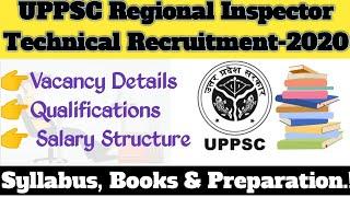 UPPSC Regional Inspector Technical Recruitment-2020 I Books for Regional Inspector Technical I