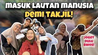 NGABUBURIT EDISI SERBUU TAKJIL GRATISAN DI TEMBALANG!🫵 | VLOG #85 || INDONESIA