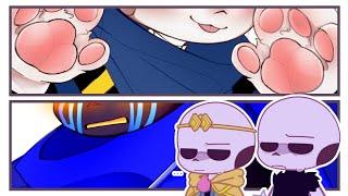 "Nyaa!" [meme] original ig ||ft. Blue sans|| ️Errorberry ship🫐|| Sans AU's | Gacha