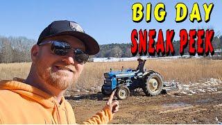 HUGE DAY SEE IT FIRST |tiny house, homesteading, off-grid, cabin build, DIY HOW TO sawmill tractor