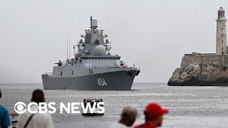 Russian warships arrive in Cuba to conduct military drills