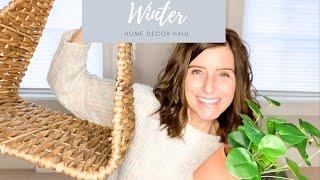 WINTER HOME DECOR HAUL | COZY WINTER DECOR IDEAS | Pier 1, Hobby Lobby, Home Goods, Target