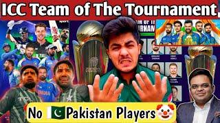 PAK Cryingno PAK players in CH Trophy Team of the Tournament Cheating with Pakistan ALL IND players