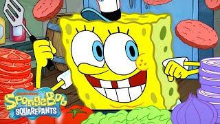 SpongeBob Be COOKIN'  | 60 Minute Compilation | @SpongeBobOfficial