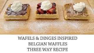 WAFELS & DINGES Inspired BELGIAN WAFFLES RECIPE using Trader Joe's Products