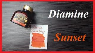 Diamine Sunset (Orange) - Review Deutsch