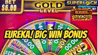 EUREKA! A BIG WIN SUPER LOCK BLAST BONUS