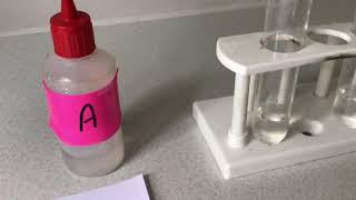 Identifying an unknown anion