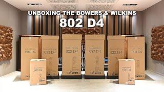 BOWERS & WILKINS 802 D4 UNBOXING